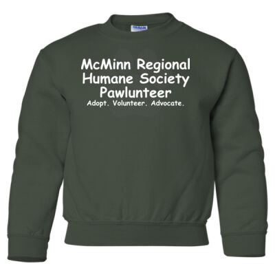 Pawlunteer Youth Sweatshirt - Grey Thumbnail