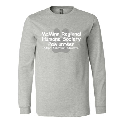 Long Sleeve Pawlunteer Shirt - Grey Thumbnail
